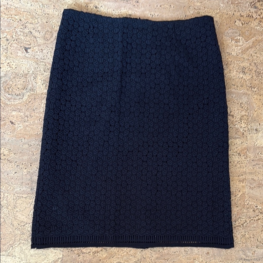 Cynthia Steffe Black Pencil Skirt Knee-Length Cocktail